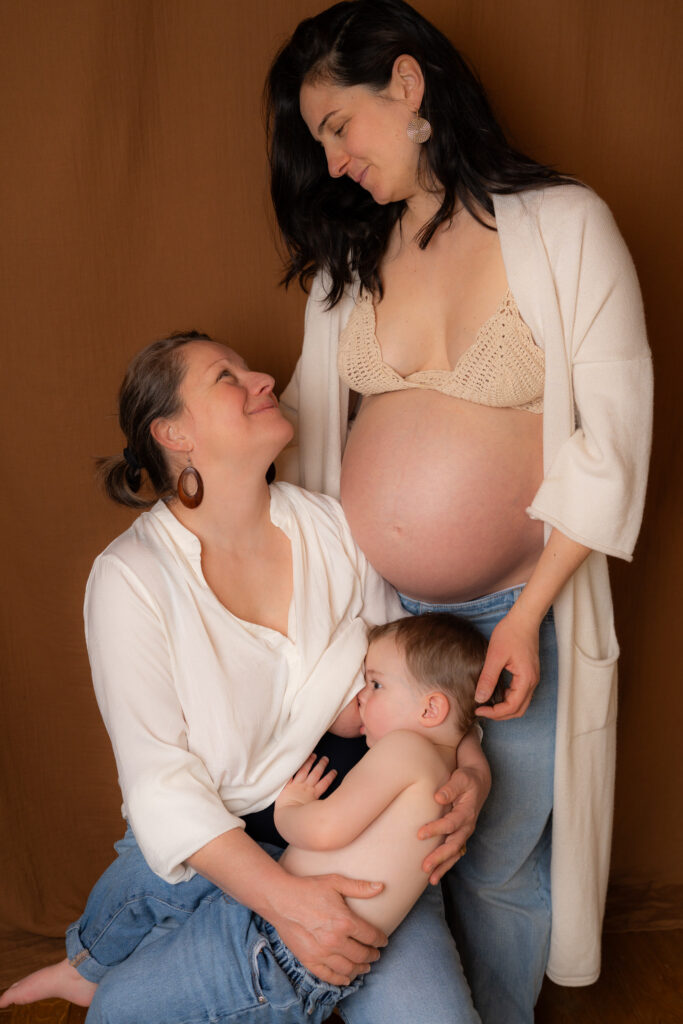 Photographe à Limoges -photo d'une famille au studio