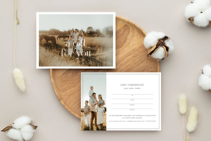 photo d'une carte cadeau